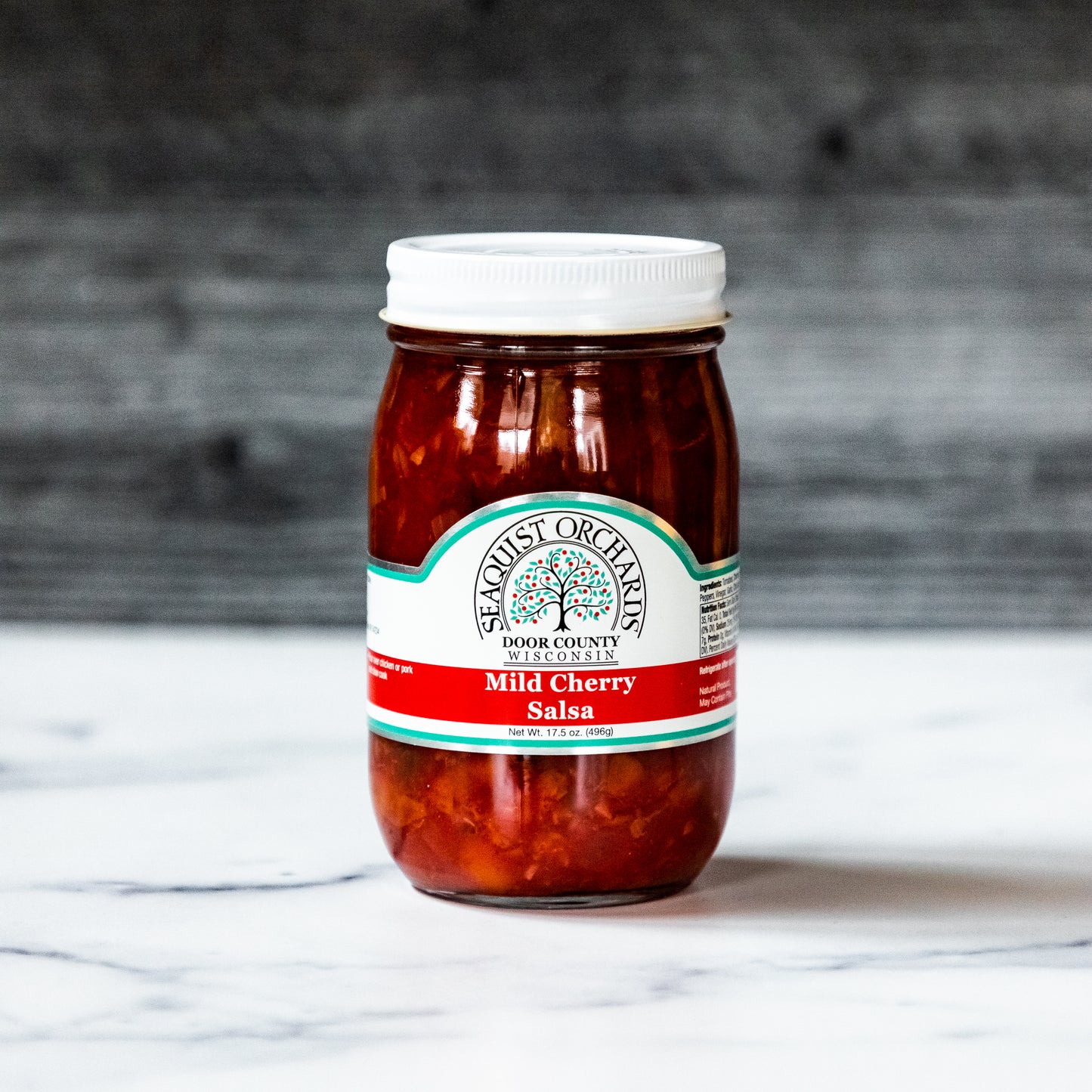 Cherry Salsa Mild 16oz - Seaquist Orchards