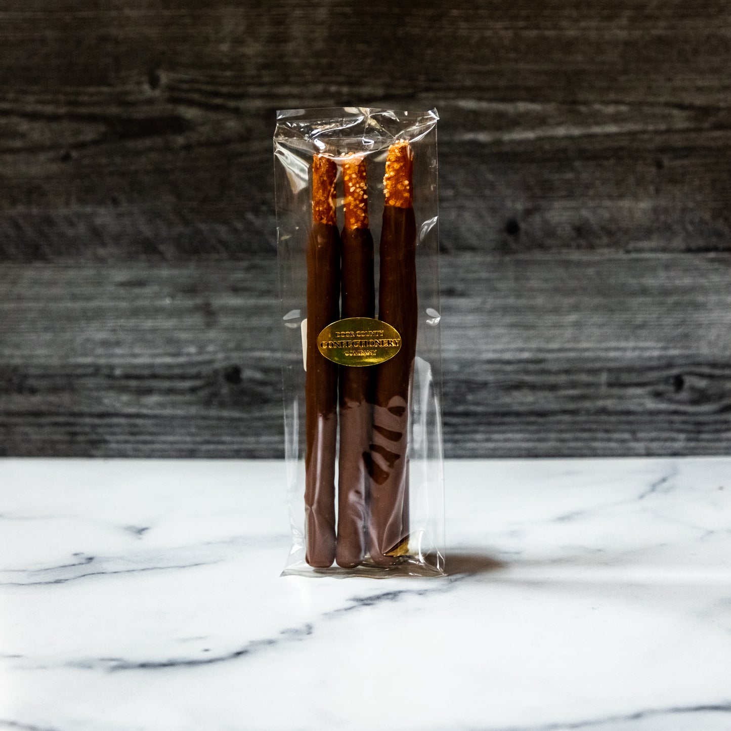 Chocolate Pretzel Rods - Door County Confectionery