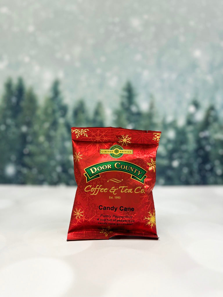 Candy Cane Coffee 1.5oz - Door County Coffee