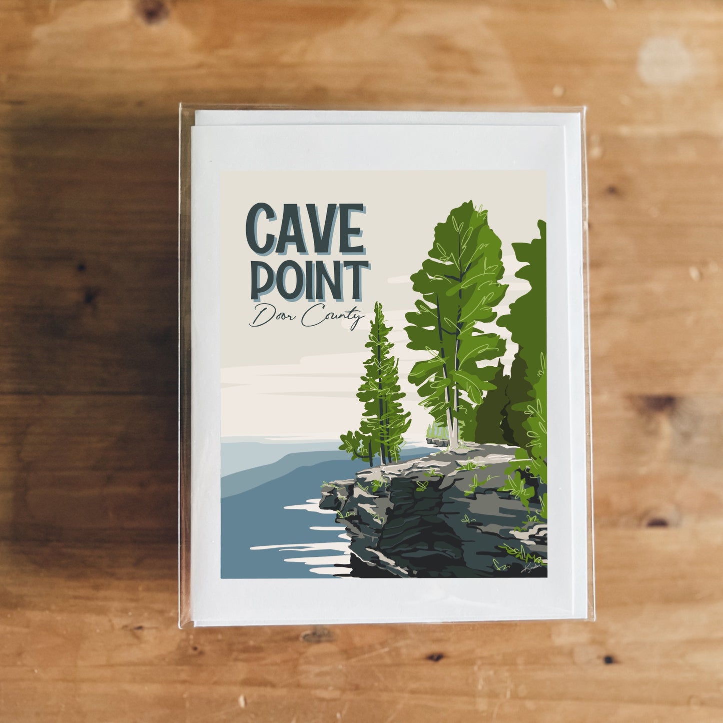 Cave Point - Card