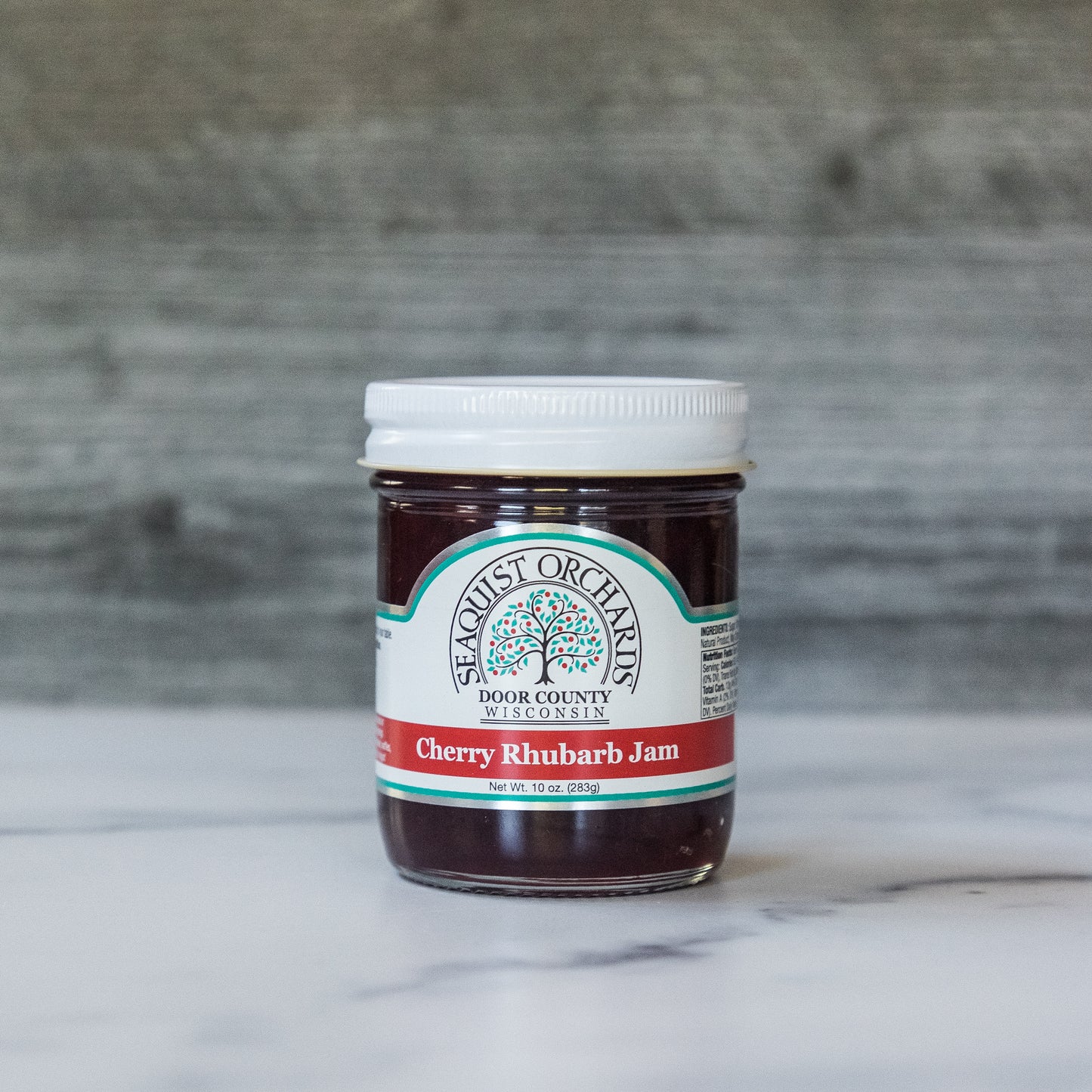 Cherry Rhubarb Jam 10oz - Seaquist Orchards