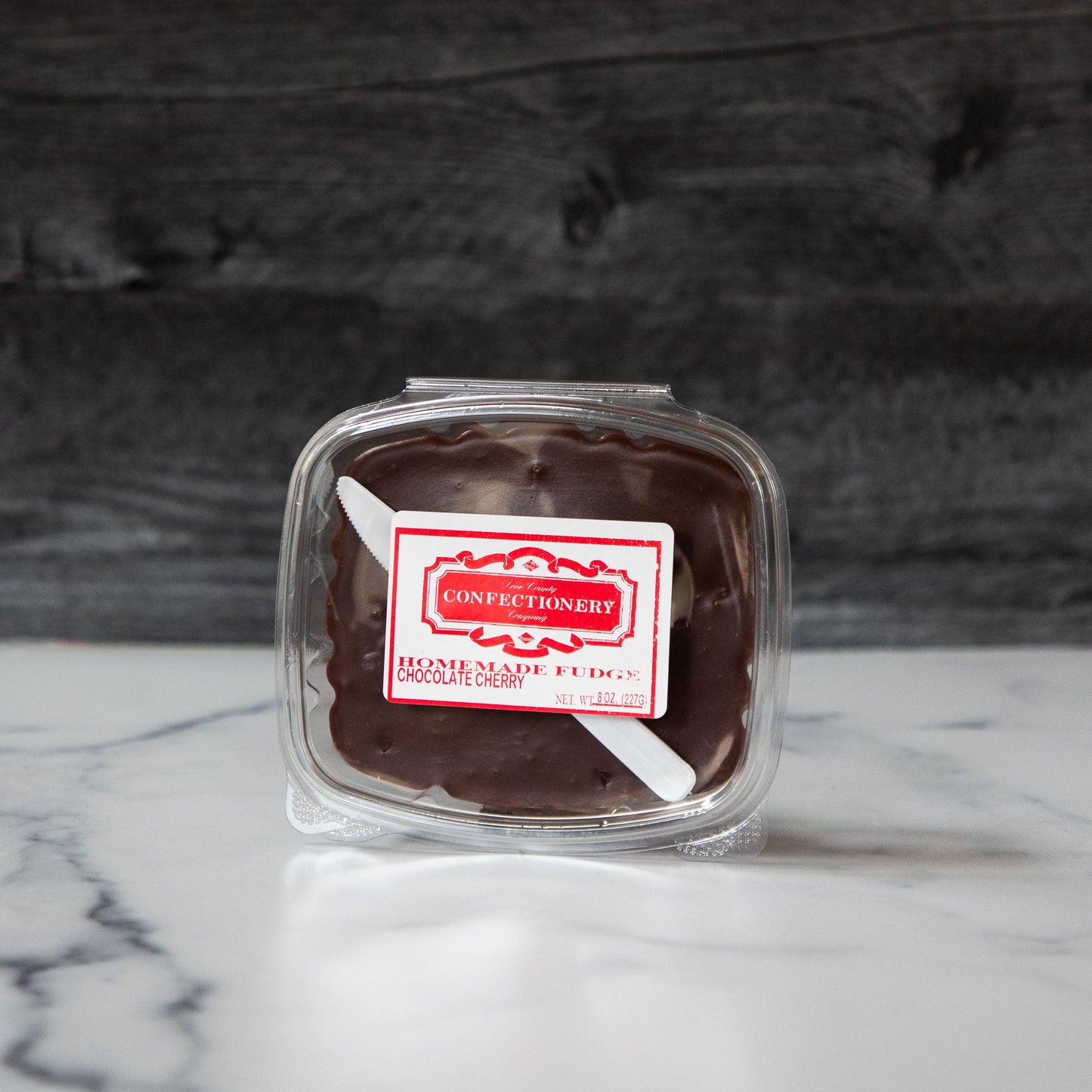 Chocolate Cherry Fudge 8oz - Door County Confectionery